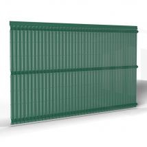 Clotures Et Occultation - Kit Lames Occultantes Rigide Pvc Vert Pour Panneau Rigide Haut 173 X Larg 250 Cm