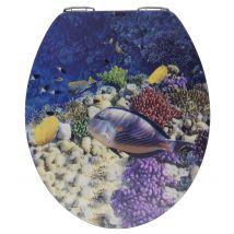 Abattant Wc Fish, Mdf, Wenko, Wenko