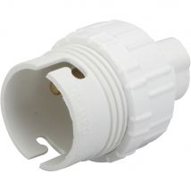 Zenitech - Lot de 3 douilles électriques b22 a baïonette pvc blanc ZENITECH