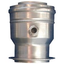 Elm Leblanc - Raccordement Ventouse Verticale 80/125 - Largeur: 244 Mm - Longueur: 146 Mm
