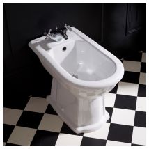 Planetebain - Bidet Rétro À Poser Blanc Ramses