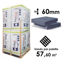 Laine De Coton Metisse En Panneau - Epaisseur 60mm (r=1,53) - Palette Entière 57,60m²