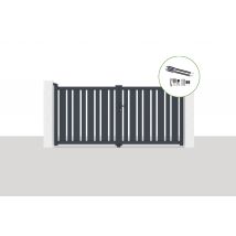 Casanoov - Portail Battant Électrique 3x1,4m Veymont + Motorisation Ranger B150