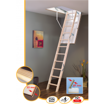 Handystairs - HandyStairs escalier escamotable Profi+ - Dimensions du caisson 120 x 60 cm - Hauteur 315 cm - Valeur U 1