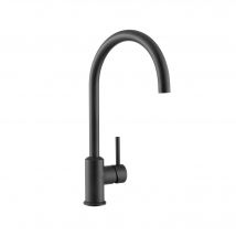 Cecipa Max Robinet De Cuisine Mitigeur De Cuisine Rotatif À 360°mitigeur Évier À Eau Froide Et Chaude Avec Barboteur Démotable, Noir,eu Modèle