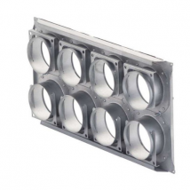 Zehnder - Plaque De Raccordement En 8 X 90 Pour Caisson Cw420 - Plaque De Montage 8x90/p