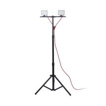 Xanlite - Projecteur De Chantier Led Sur Pied, Filaire, X2 Têtes, 10 W, 2 X 800 Lumens - Pr10w2t