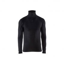 Blakläder - Haut De Sous-vêtement Blaklader Xwarm Col Zippé Laine Mérinos Noir Xs