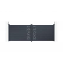 Casanoov - Portail Battant 4m Adula H.140cm Aluminium Gris