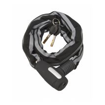 Thirard - Antivol À Clé Biker, Chaîne Acier, Moto, 0.9m, 2 Clés, Noir