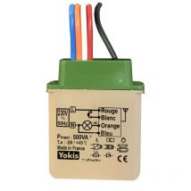 Télévariateur Temporisable Radio Power 500va Yokis Mtv500erp