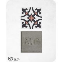 Mg Valencia - Carreaux De Ciment | Shield | Multicolore 20x20cm (boite De 24 Unités = 0,96m2)
