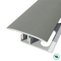 Forestea - barre de seuil + base joint dilatation aluminium coloris (07) Brossé Long 90 cm larg 3