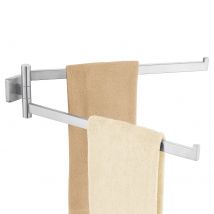 Auralum Max - Auralummax Double Porte Serviette Salle Bain|porte Serviette Murale 40cm|support Serviette Acier Inoxydable|barre Porte Serviette Salle 