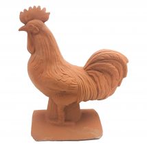 Dms - Epis De Faîtage - Coq - Rouge
