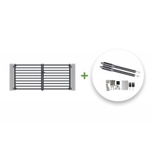 Casanoov - Portail Battant Motorisé 3,5m Antelao H.160cm + Motorisation Ranger B150