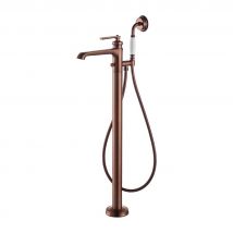 Omnires - Mitigeur De Baignoire Îlot Armance Couleur: Cuivre Antique