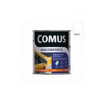 Ancorfer'o 0.75l Blanc - Peinture-laque De Finition Antirouille En Phase Aqueuse Pour Métaux Et Autres Supports - Comus
