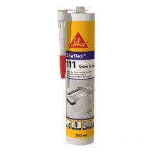 Sikaflex-111 Stick & Seal - Mastic Et Colle Mono-composant Élastique Ec 1 Plus - Sika - Noir