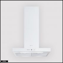 Otitec - Hotte Murale Aspirante Silencieuse - 60 Cm - 596 M3/h - Lonatio - Blanc