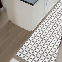 Carrelage Imitation Carreaux De Ciment La Madeleine 20x20 Chere Noir - Les Carreaux De Jean