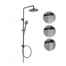 Cecipa Max Système De Douche Séparable Noir Robinet De Douche 2 Fonctions Douchette Douche De Tête Inox Douche Pour Salle De Bain/baignoire,eu Modèle