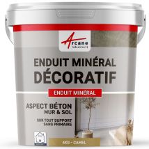 Enduit Minéral Aspect Béton Mur Et Sol Camel - 4 Kg - Arcane Industries
