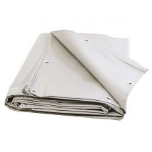 Tecplast - Bâche Agricole 3x5 m Blanche - Garantie 10 ans TECPLAST - XP640AG - Bâche de protection étanche pour Matériel agricole - Made in France