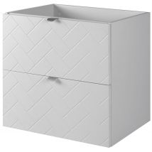 Furnidea - Meuble Sous Vasque Madis Blanc 60 Cm S