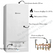 Chaudière Elm Leblanc Acléis Nglm 24-7xn Bas Nox Cheminée Type De Gaz Version Gaz Naturel
