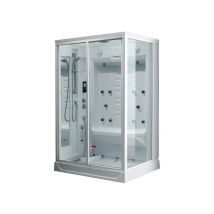 Vente-unique - Cabine De Douche Intégrale - Hammam Arthemis En Acrylique Renforcé Avec 12 Jets De Massage Et Pluie Tropicale