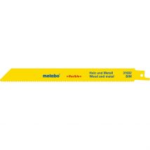 200 Lames De Scies Sabres 200 X 0,9 Mm Flexible Metabo