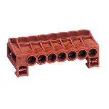 Bornier Arrivé - Phase - 7 X 25 Mm2 - Hager Kn07p