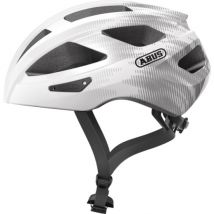Bricoman - Casque Route Macator Abus White Silver - Taille M - Blanc - 0078615