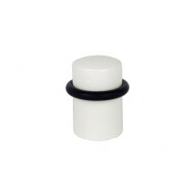 Lot De 4 Butées De Porte Alpertec Bois Brut Blanc Diam.3 X H.4 Cm