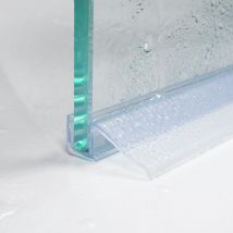 Schulte Joint D'étanchéité Translucide, De Douche, Bas De Porte, Universel, 100 Cm Recoupable, Pour Porte Coulissante 8 Mm