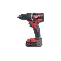 Perceuse Visseuse Compact Milwaukee M18 Cbldd-202c- 2 Batteries 2.0ah - 1 Chargeur - 4933464317