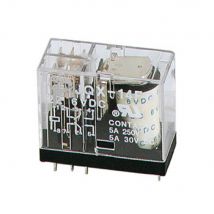 General - Relais Vertical 5a/30vcc-220vca 2 X Repos-travail 24vcc
