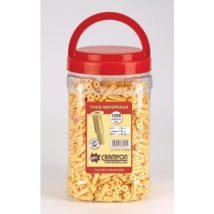 Pot 1250 Chevilles Crampon 2/5 Beige Vinmer - Ø Percage 6 Mm - 133162