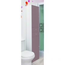 Ondée - Colonne Salle De Bain Taupe À Poser Haut. 188cm - Tolede Ayor