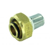Comap Raccords Droits Pour Tubes Per À Sertir Écrou Libre Eurocône - Diamètre 20x1,9 - Filetage 3/4"e - Pexpress - 73595650u