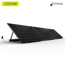 Sunology Play2 - Kit 3 Panneaux Solaires Complet 1350w Bifacial – 3 Stations Solaire Livrées Totalement Assemblées – Installation Au Sol Ou Au Mur