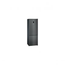 Siemens Iq300 Kg49nxxea Réfrigérateur-congélateur Autoportante 438 L E Noir, Acier Inoxydable