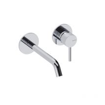 Sanycces - Loop Parties Externes Mitigeur De Lavabo Mural Chrome