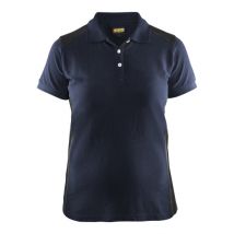 Blakläder - Polo Femme -marine Foncé-noir-l