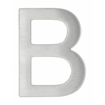 Thirard - Lettre B Inox H.76mm Adhésif