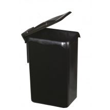 Poubelle Porte Sac Automatique De Placard 23 L Rossignol - Noir