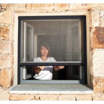 Avosdim - Store Moustiquaire Recoupable Luxe - L80 X H100cm - Gris Ral 7016