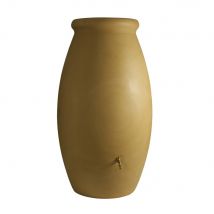 Belli - Récupérateur À Eau Jarre 500l Beige - Couvercle Robinet Laiton Et Kit Chéneau