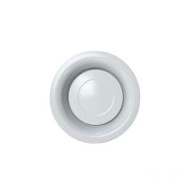 Bouche D'extraction Et D'insufflation Bem Métallique Rond 100mm Réglable Unelvent 850017